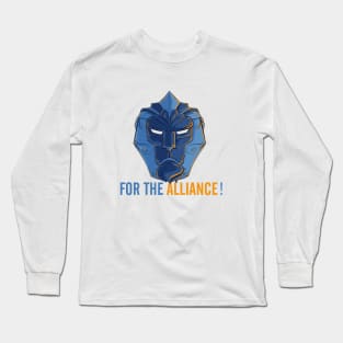 For The Alliance! Warcraft Symbol Long Sleeve T-Shirt